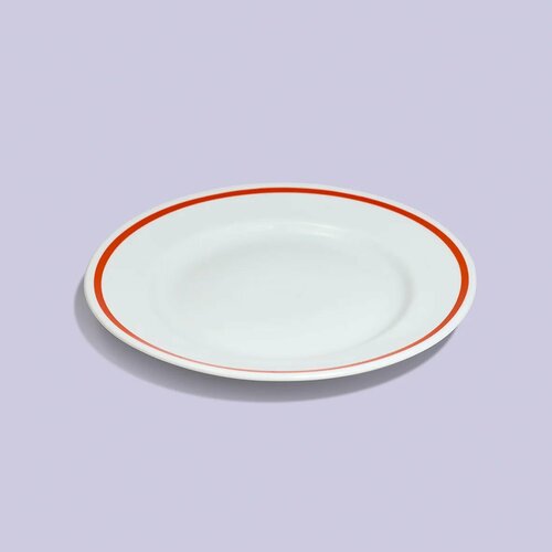 Тарелка DVKB МАМ плоская, 200 мм (ринг, красный)