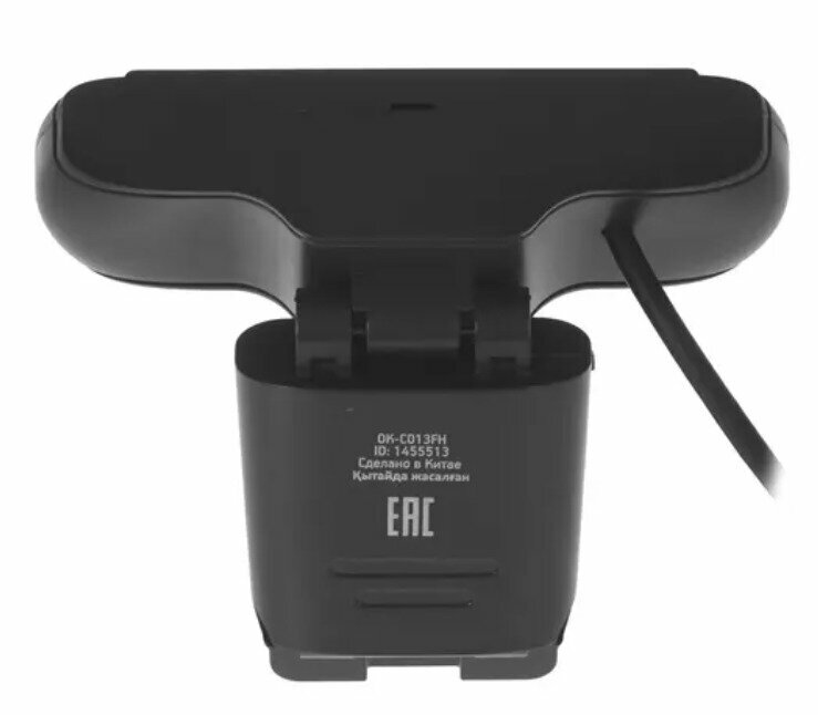 Камера Web Оклик OK-C013FH черный 2Mpix (1920x1080) USB20 с микрофоном