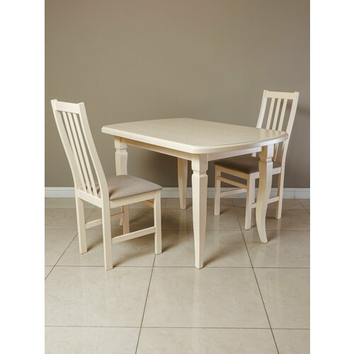 Стол обеденный кухонный из массива бука 1200Х800