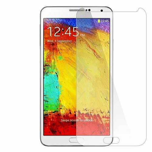 Samsung Galaxy Note 3 Защитное стекло 2D прозрачное, полное покрытие, бронестекло самсунг галакси нот 3 пластиковый чехол ночные пейзажи 11 на samsung galaxy note 4 самсунг галакси нот 4