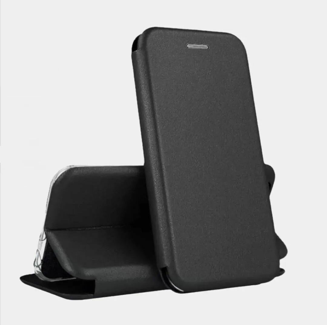 Samsung Galaxy A6 Plus A6+ 2018 чехол-книжка для самсунг галакси а6 плюс а6+ чёрный Fashion Case книга
