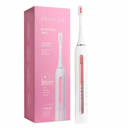 Электрическая звуковая зубная щётка Revyline RL 070 White 629000₽