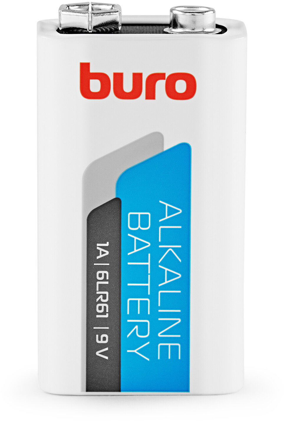 Батарея Buro Alkaline 6LR61 9V (1шт) блистер