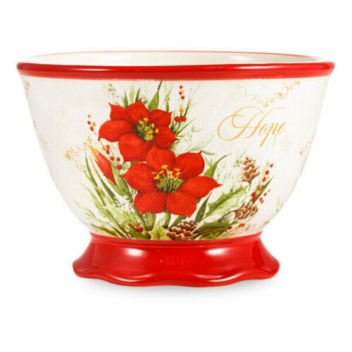 Салатник порционный Certified Int. Красочная зима Надежда 480 мл, керамика