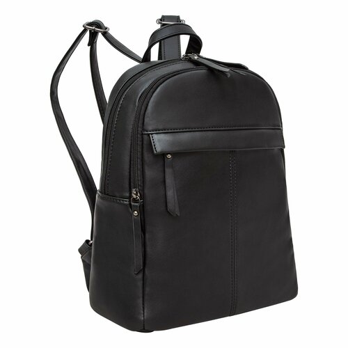 Рюкзак OrsOro, фактура гладкая, черный мини рюкзак женский orsoro orw 0200 черный