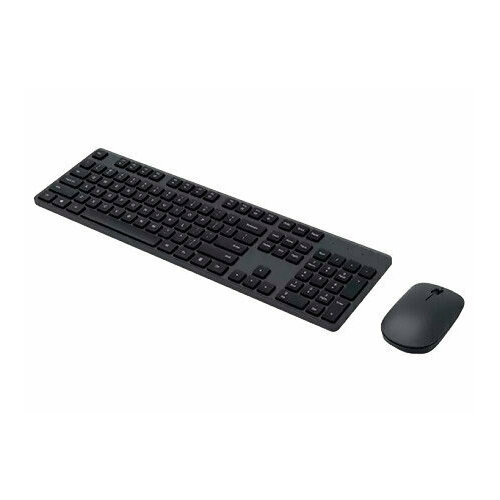 Клавиатура и мышь Xiaomi Mi Wireless Keyboard and Mouse Combo ENG (WXJS01YM) (black) hp cs10 wireless multi device bluetooth keyboard and mouse set