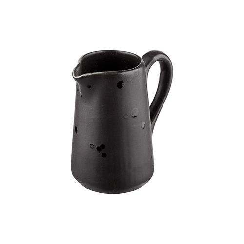 Молочник «Оникс»; керамика;150мл; D=5, H=11см; черный, Dymov, QGY - 231436