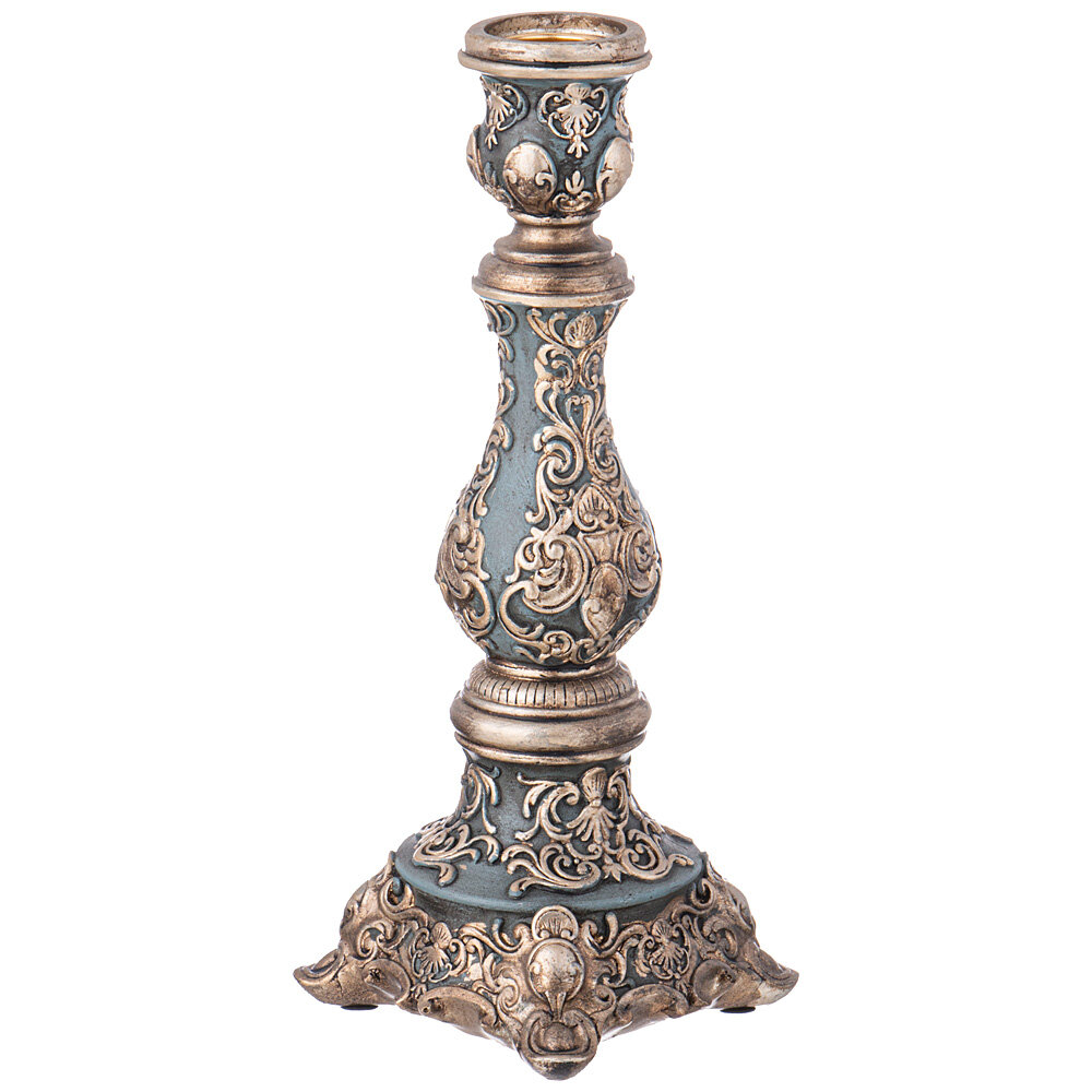 фото Подсвечник Коллекция "Рококо", 9,8*9,8*25Cm 504-416 LEFARD