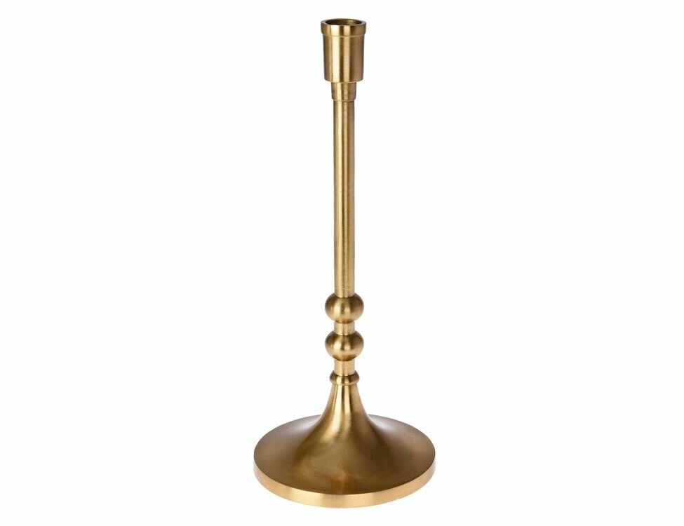 Высокий подсвечник нобиле альто - Римская Коллекция, на 1 свечу, золотой, 31 см, Koopman International A98020480