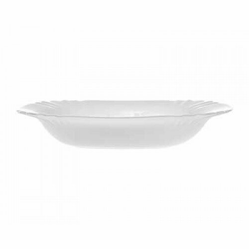 Royal Garden серия Square Modern White M Тарелка суповая 23 см, опаловое стекло RG003SQ