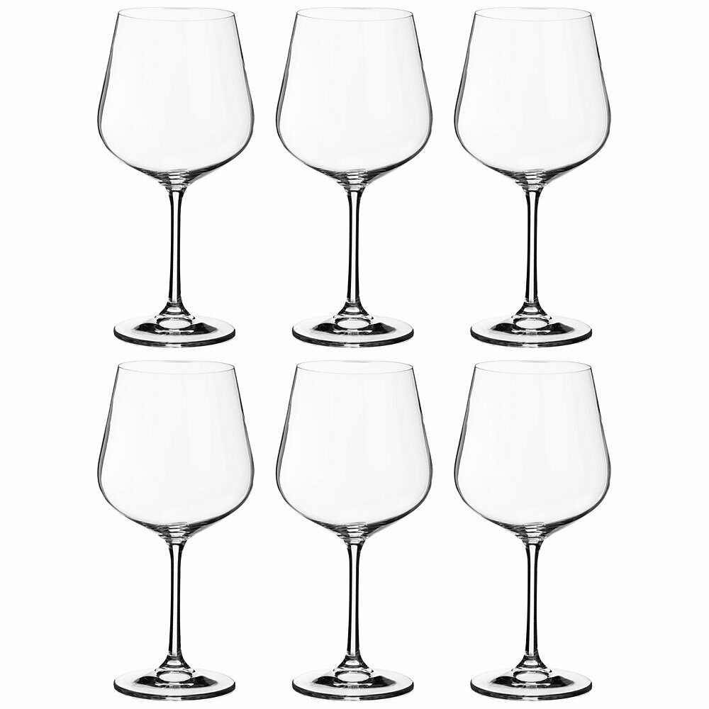 Набор бокалов для вина из 6 шт "Dora/strix" 600 мл H=22 см