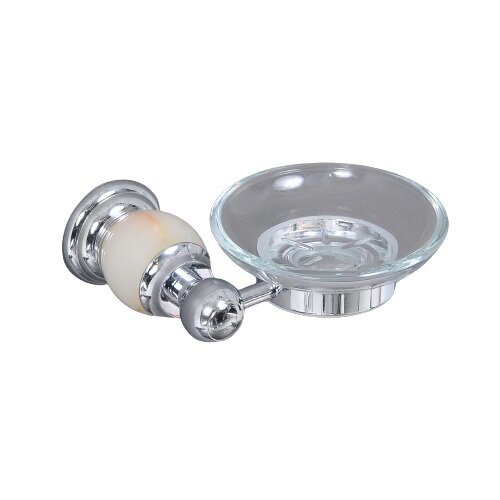 фото 86805CT Мыльница стеклянная подвесная ELVAN