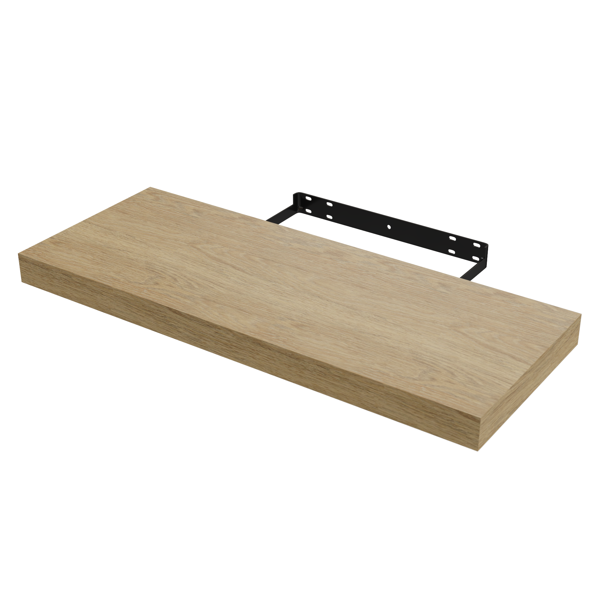 Полка мебельная Spaceo Oak 60x23.5x3.8 см МДФ цвет дуб