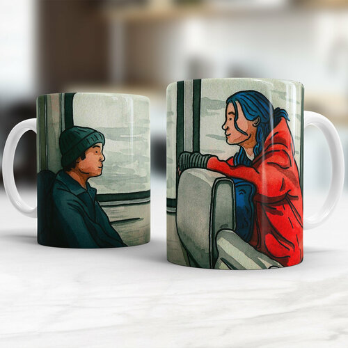 Кружка для чая и кофе с принтом Вечное сияние чистого разума