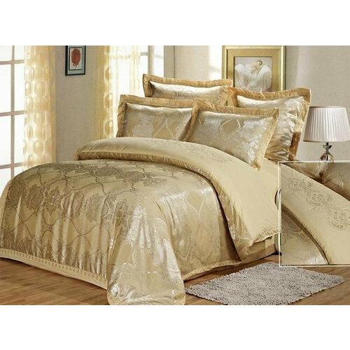 Постельное белье жаккардовое с вышивкой SILK PLACE 069-4-1521 1,5-спальное 50х70 (2шт)