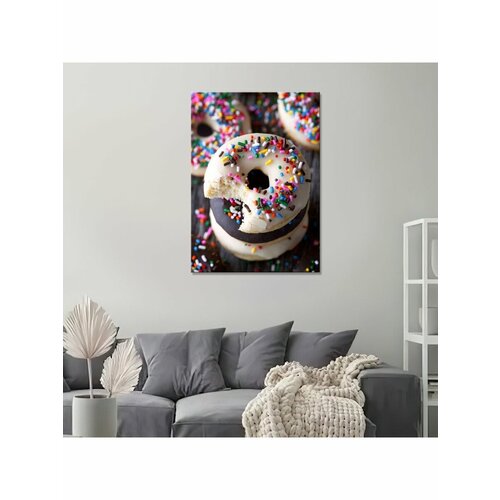 Картина на холсте с подрамником Пончики2 40х60