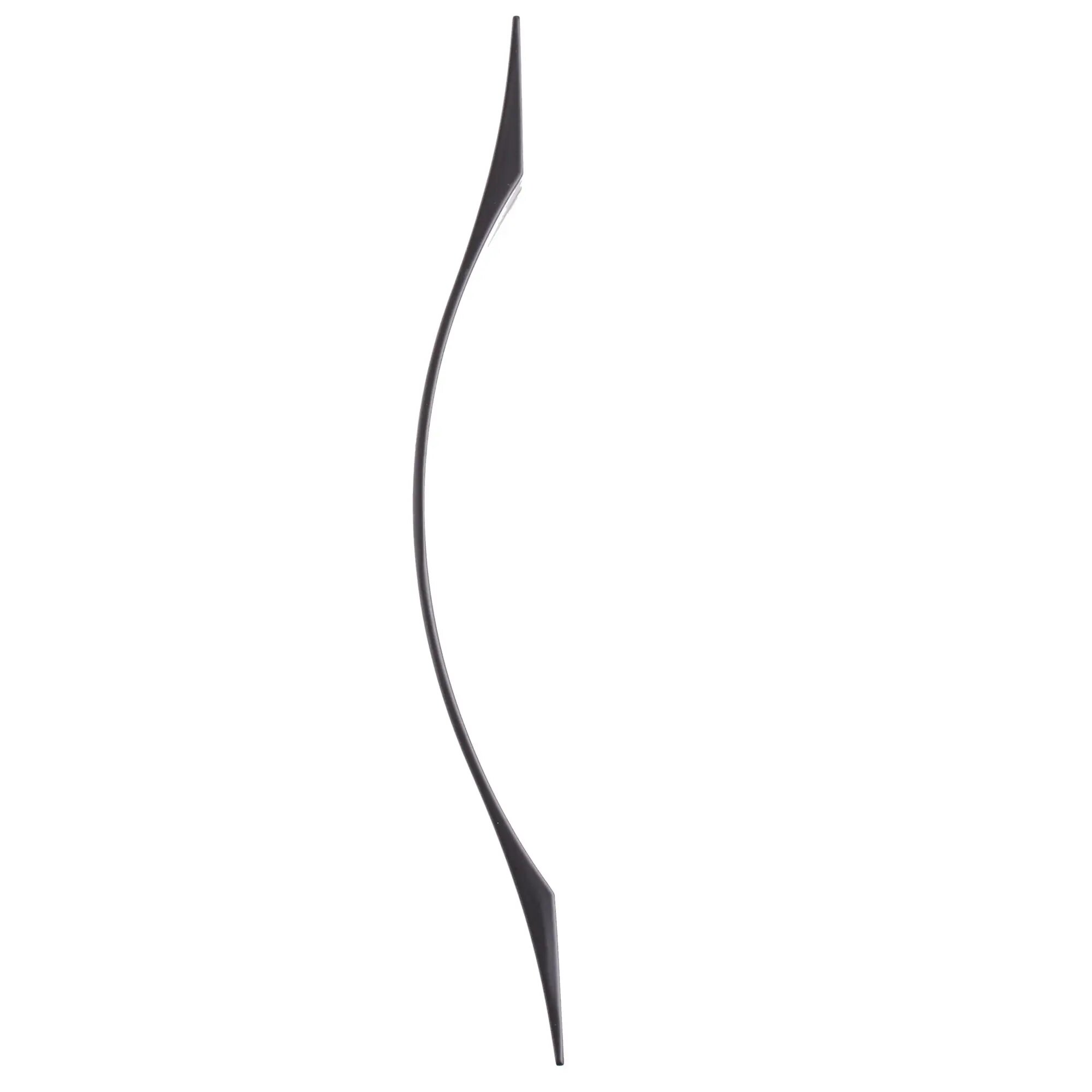 Ручка-дуга мебельная 192 мм, цвет черный - фотография № 2