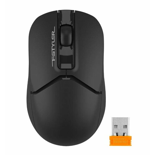 Мышь беспроводная A4Tech Fstyler FG12S черная оптическая 1200dpi бесшумная USB 1939428 164100₽