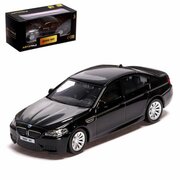 Машина Автоград BMW M5, 1:43, черный, металл, в коробке (444003_D)