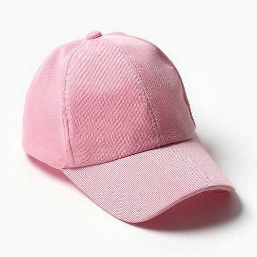 Кепка Minaku, розовый, белый кепка minaku размер 56 58 фиолетовый