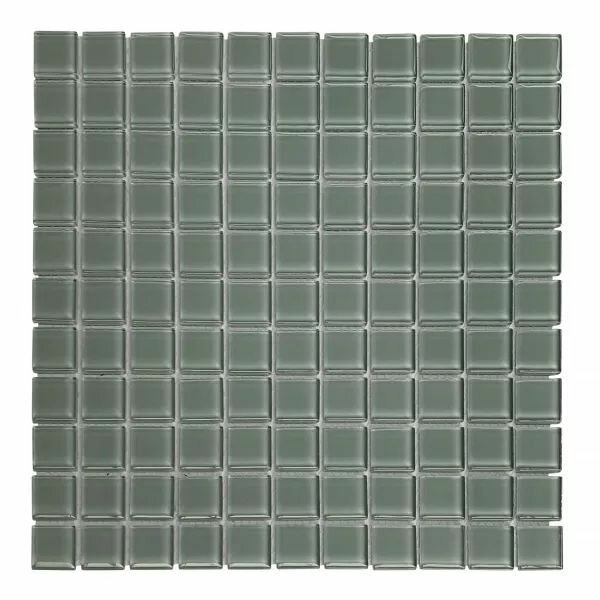 Мозаика Tessare 300х300х4см стекло прозрачный серый (HJ144)