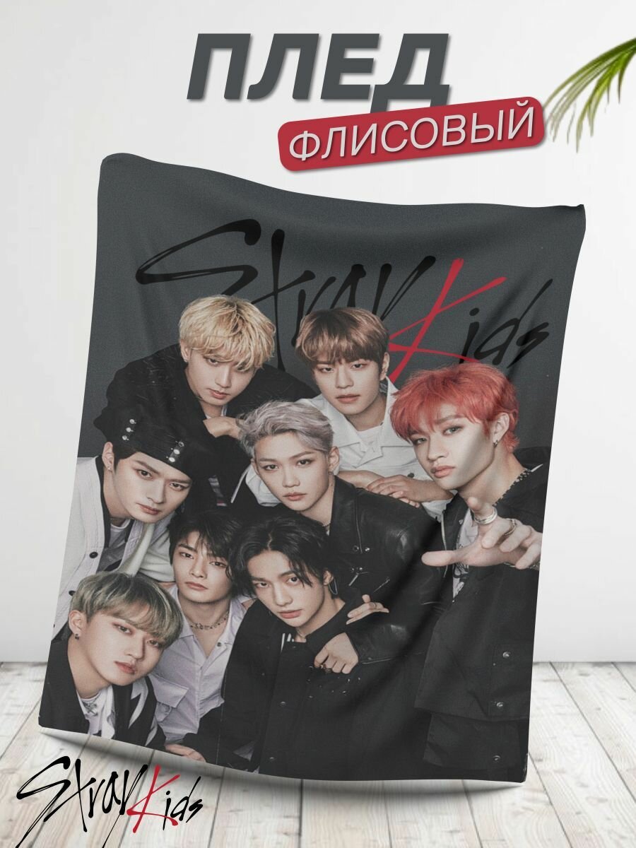 фото Плед Stray Kids 150x130 / Стрей Кидс
