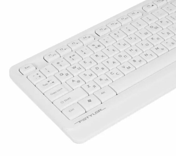 Клавиатура + мышь A4Tech Fstyler FG1012 клав: белый мышь: белый USB беспроводная Multimedia (1599042)
