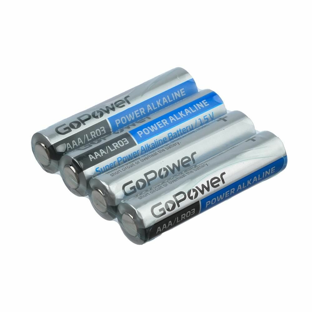 Батарейка GoPower LR03 AAA Shrink 2 Alkaline 1.5V (2/40/800) коробка (40 шт.) GoPower LR03 AAA Shrink 2 Alkaline 1.5V (00-00015600) - фото №5