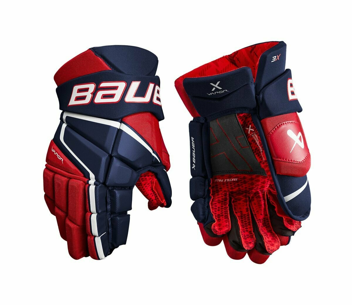 Перчатки BAUER VAPOR 3X SR (NAV/RED/WHT 14")