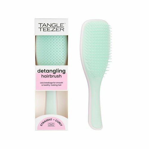 Расческа Tangle Teezer The Ultimate (Wet) Detangler Baby Pink & Mint Розовый/Мятный 2329 the ultimate violet scream расчёска для волос tangle teezer