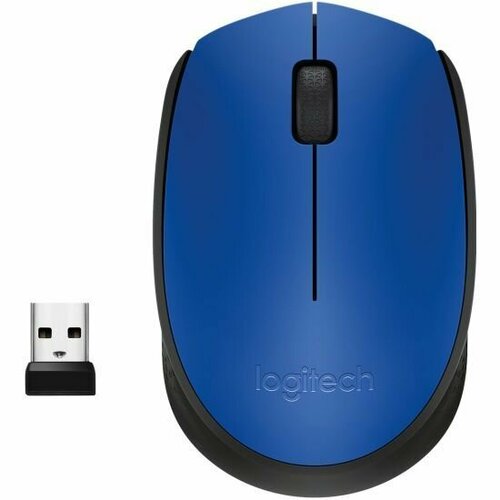 Мышь беспроводная Logitech M171 синий 910-004644 524000₽