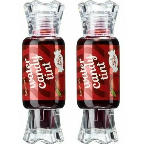The Saem Тинт для губ Конфетка Saemmul Water Candy Tint 03 Redmango, 10гр, 2шт