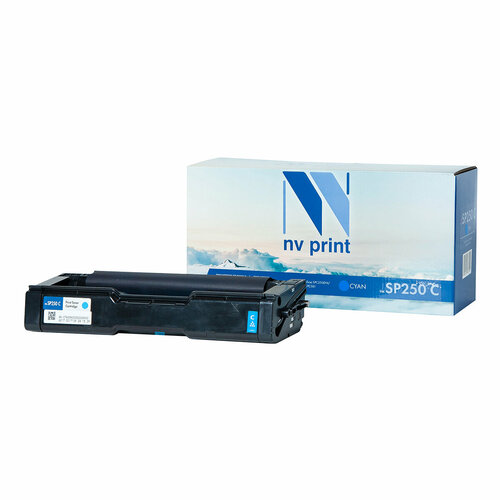 Картридж для принтера NV Print NV-SP250 Cyan, для Ricoh Aficio SPC250DN/SPC260/SPC261, совместимый картридж nv print sp250 yellow для ricoh 1600 стр желтый
