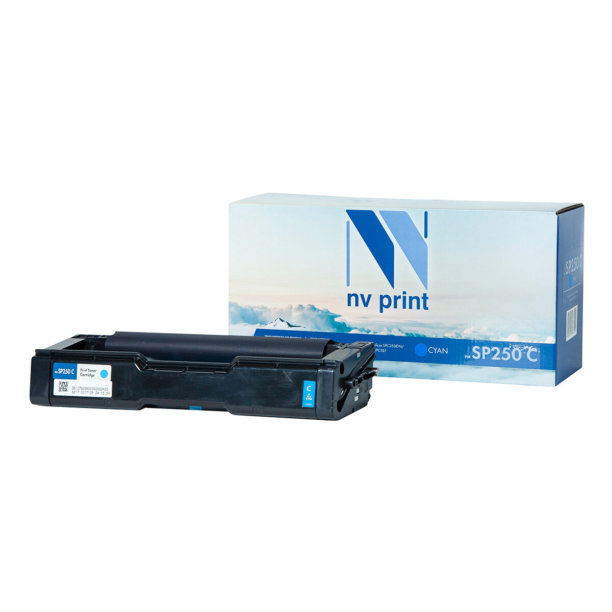 Картридж для принтера NV Print NV-SP250 Cyan, для Ricoh Aficio SPC250DN/SPC260/SPC261, совместимый