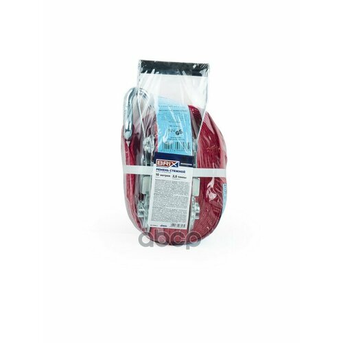 Brx0020002_ремень Стяжной 10М 10 Т С Храповиком И Крюками BRIX арт BRX0020002 2538₽