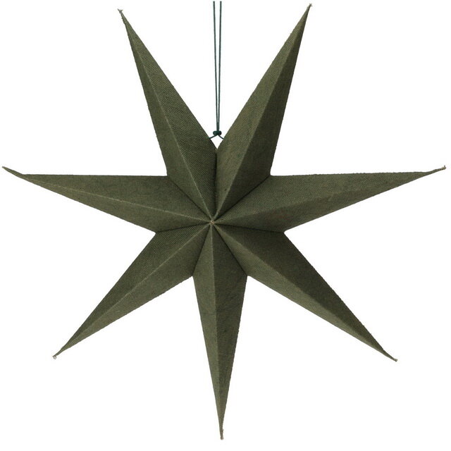 Koopman Подвесная звезда из бумаги Longastra 75 см зеленая A64101070