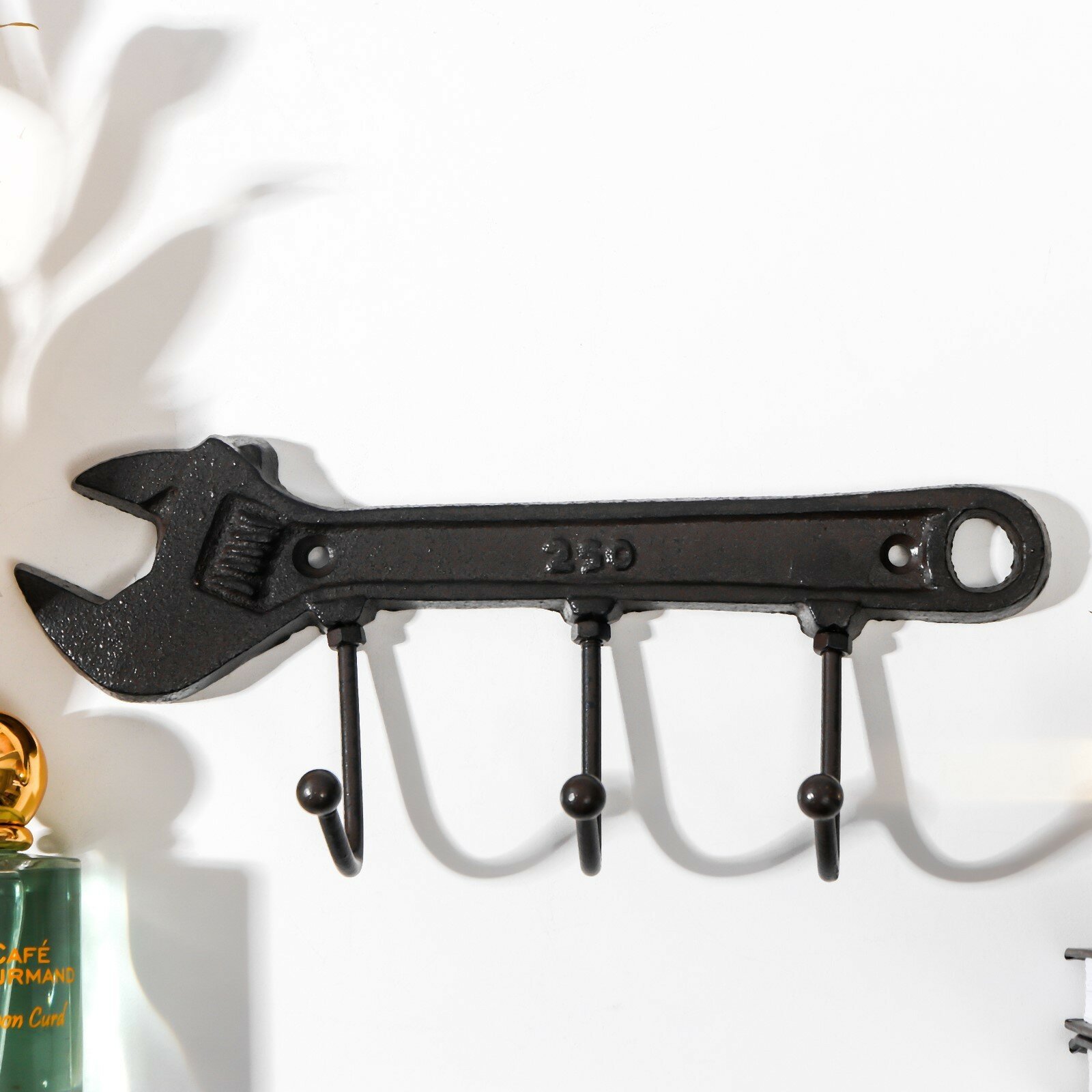 Крючки декоративные "Разводной ключ" 11х24,5 см - фотография № 4