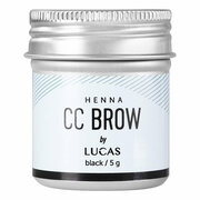 Lucas' Cosmetics, Хна для бровей CC Brow, черная, в баночке, 5 г