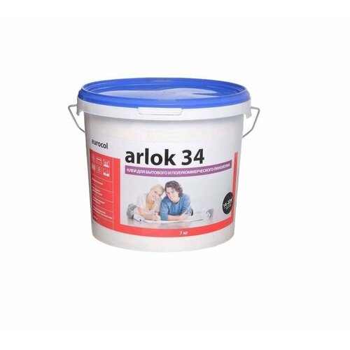 Клей для бытового и полукоммерческого линолеума eurocol arlok 34 (7КГ)