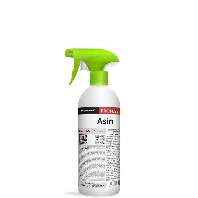 Промышленная химия Pro-Brite Asin, средство для деликатной чистки сантехники, 500мл (352-05)
