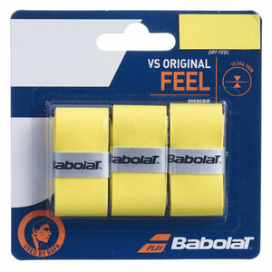 Обмотка для ручки ракетки Babolat Overgrip VS Original x3 Yellow 653040-113