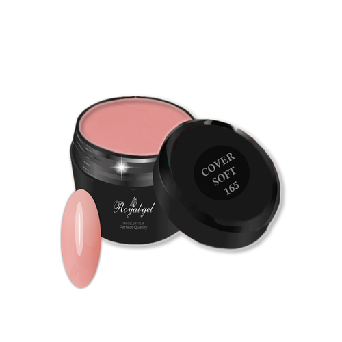 Гель для наращивания и укрепления ногтей Royal-gel камуфлирующий COVER SOFT 165 15 мл.