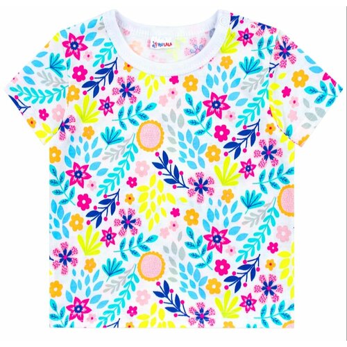 фото Футболка youlala, размер 80-86, белый