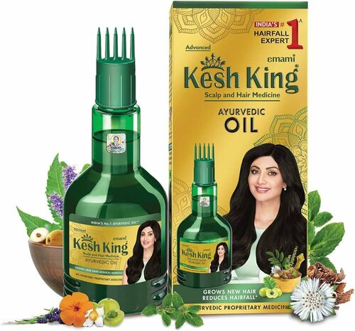 Аюрведическое масло для волос Кеш Кинг , Эмами / KESH KING Ayurvedic Medicinal Oil, Emami , 100 мл