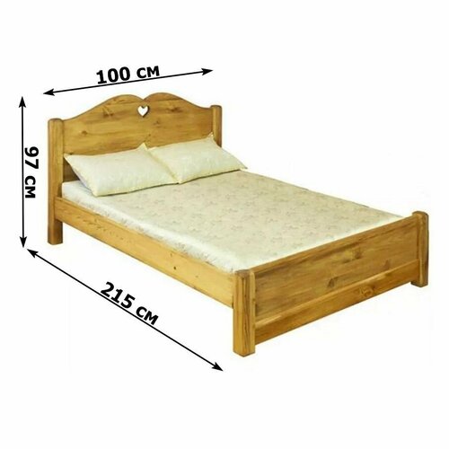 Кровать LCOEUR PB 900 х 2000 с низким изножьем