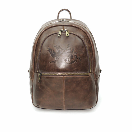 фото Рюкзак kalinovskaya, фактура гладкая, коричневый