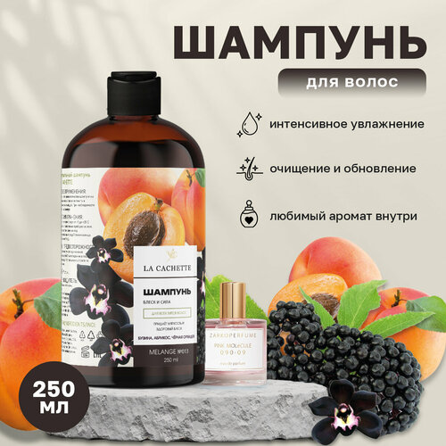 Шампунь для волос увлажняющий La Cachette U013 Pink Molecule 090.09, 250 мл гель для душа увлажняющий la cachette u013 pink molecule 090 09 500 мл