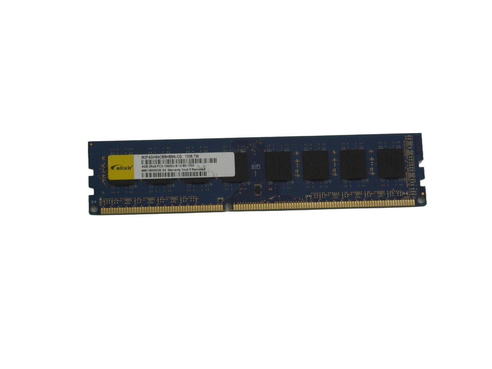 Модуль памяти DIMM DDR3 4Gb 1333Mhz PC-10600 Elixir M2F4GH64CB8HB6N-CG двухсторонняя