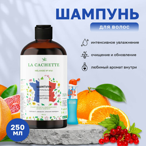 Шампунь для волос увлажняющий La Cachette W161 I Love Love, 250 мл