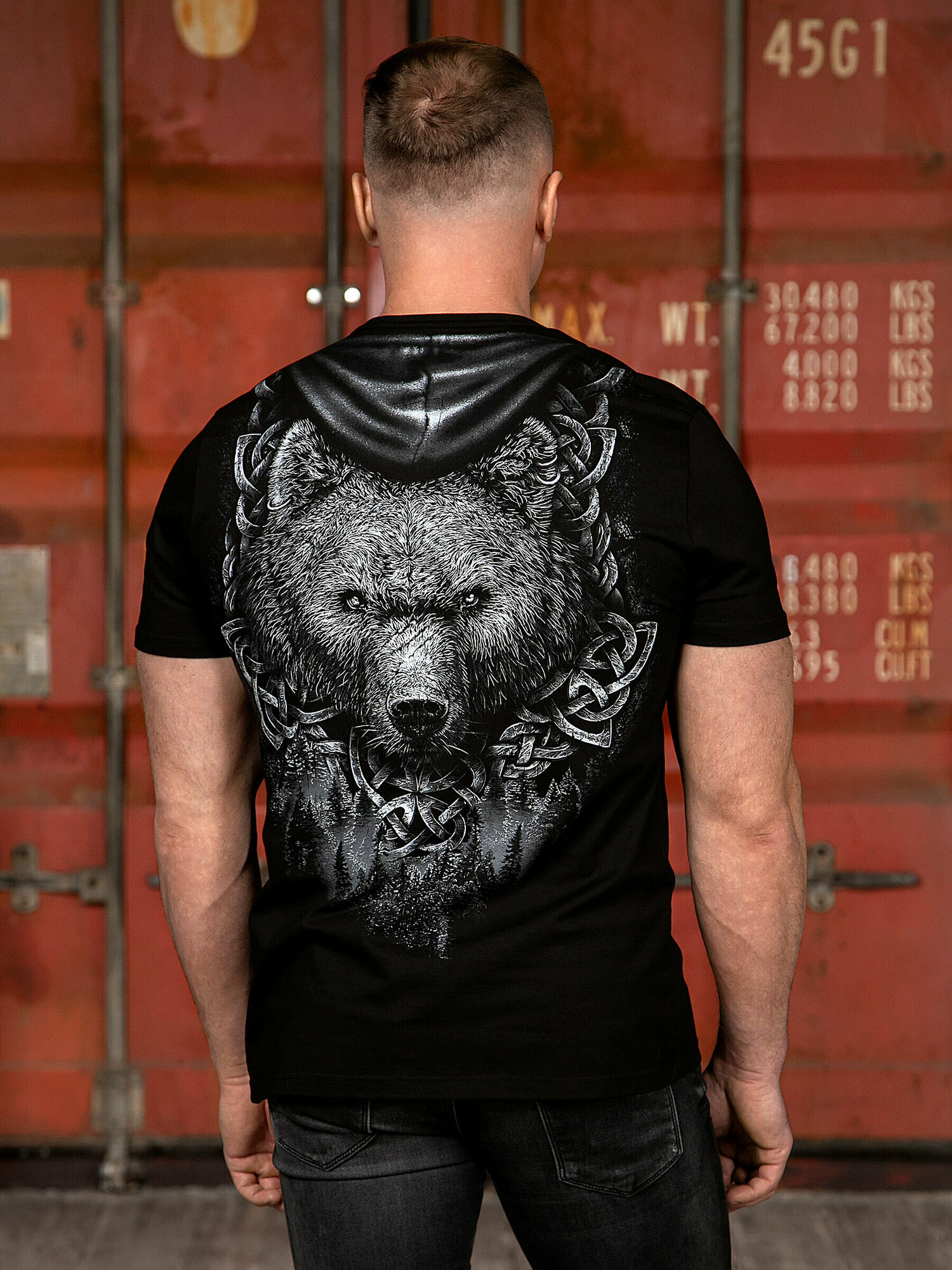 Футболка MixFix, размер XXL, черный — фото 1